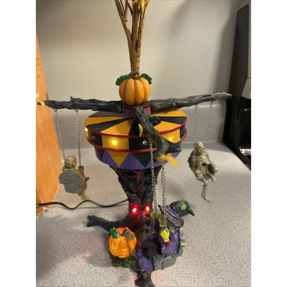 Department 56 Halloween Swinging Ghoulies Village Accessory Retired